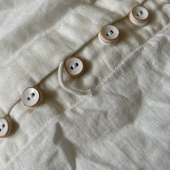 Anthropologie Plus Sized Maeve Linen Blouse - Picture 3 of 3